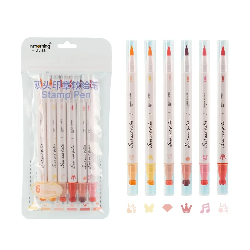 Markers M&G Little Artist double-sided, set of 12 pcs