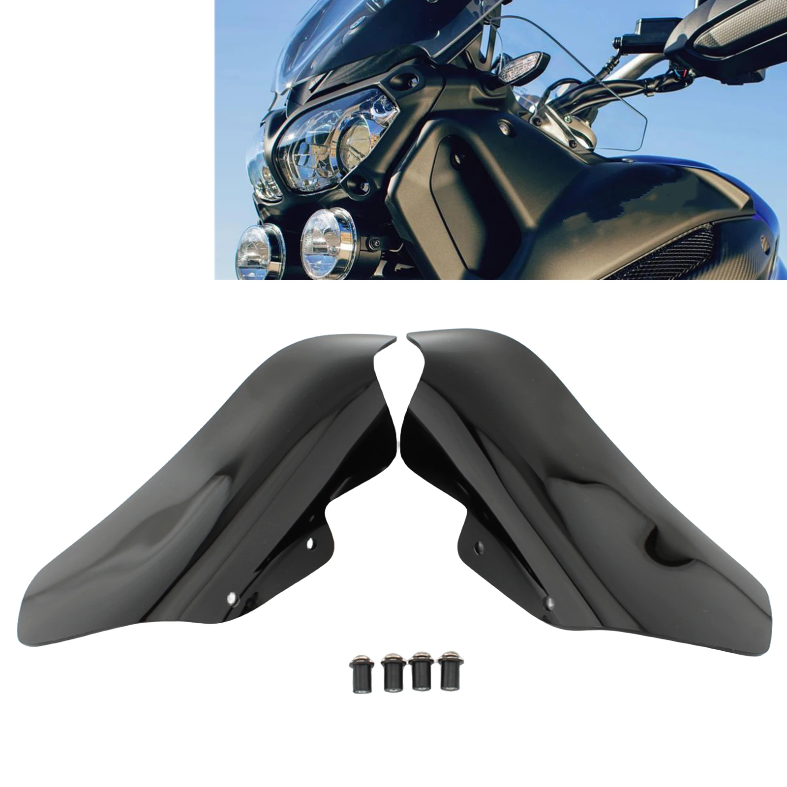 

Motorcycle Wind Deflector Pair Windshield Handguard Windscreen Side Panel For Yamaha XT1200Z 2014-2022