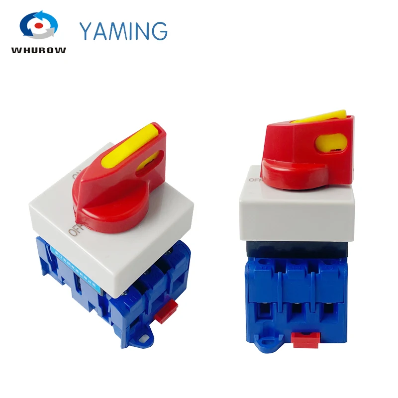 Interruptor de Isolamento Ymd1132 c tipo em Fora 32a Fase Interruptor de Comutação Rotativo Cam Principal Desconexão Seletor com Botão de Cadeado