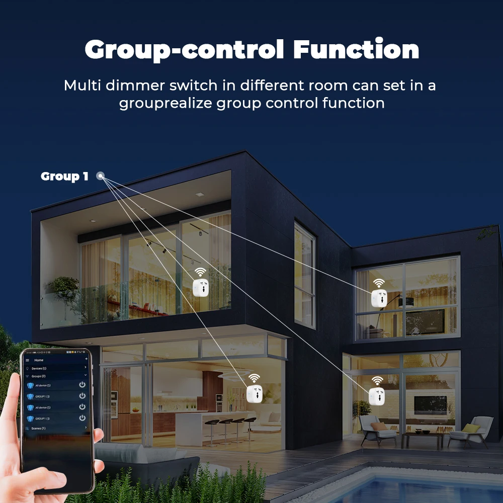Tuya-Wifi/ Ʈ ÷ 100-240v 16a , Ʈ ,  ,   , alexa Google home ȣȯ