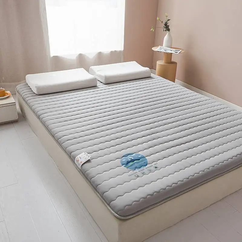 Matelas en Fibre de Soja de 5cm, Coussin Souple et Confortable, en Mousse, Pliable, Polymères de Sommeil, Résistant à l'Humidité, pour la Sieste, Épais