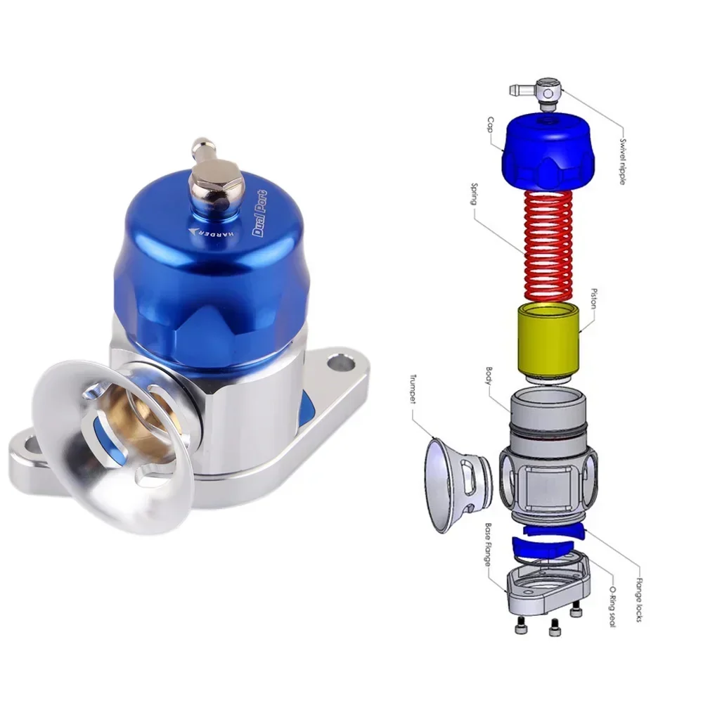 Dual Port 50/50 Blow Off Valve dump BOV for Subaru Forester XT