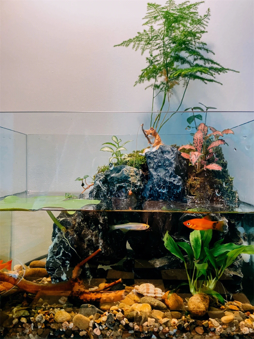 Title 10, 1PCS Fish Tank Landscaping Vivid Shape Exquisit...