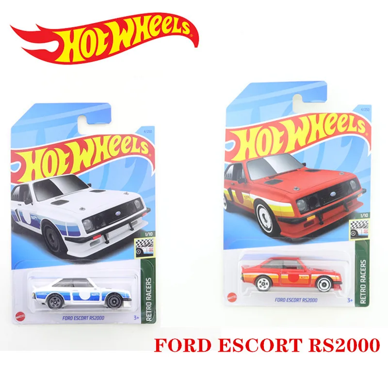 

2023-04 оригинальный Hot Wheels FORD ESCORT RS2000 Mini Alloy Coupe 1/64 металлическая литая модель автомобиля, детские игрушки, подарок