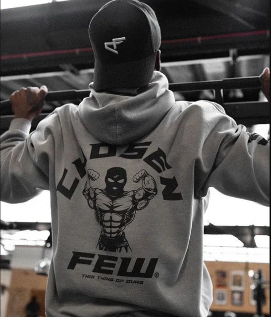 سويت شيرت بقلنسوة من القطن الشهير للرجال، سترة جيب...