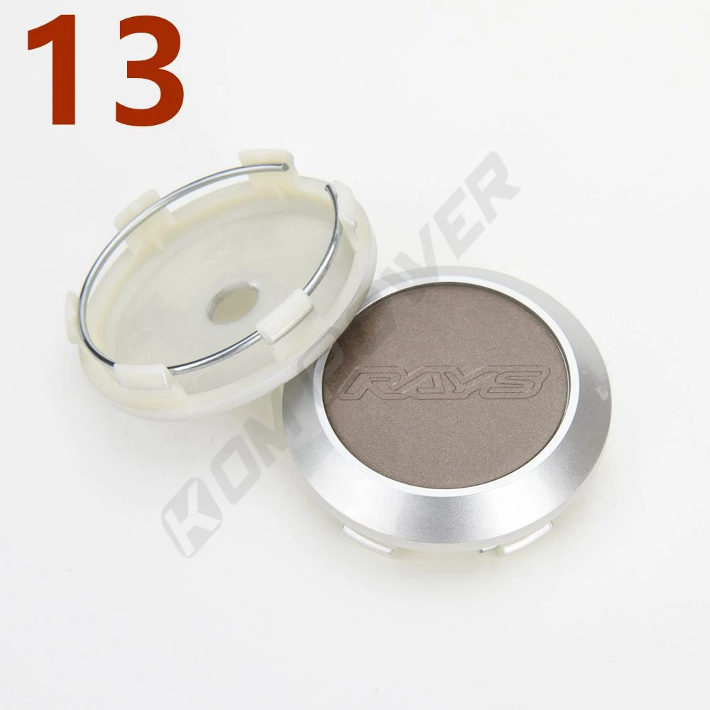 4PCS OD 68MM / ID 64MM Center Rim Cap RAYS VOLK Emblem Wheel Cover Cap Wheel Hub