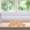 12Pcs Mini Wood Chip Basket Hand Woven Baskets Storage Bins Decorative Containers Home naments ganization Solutions 5