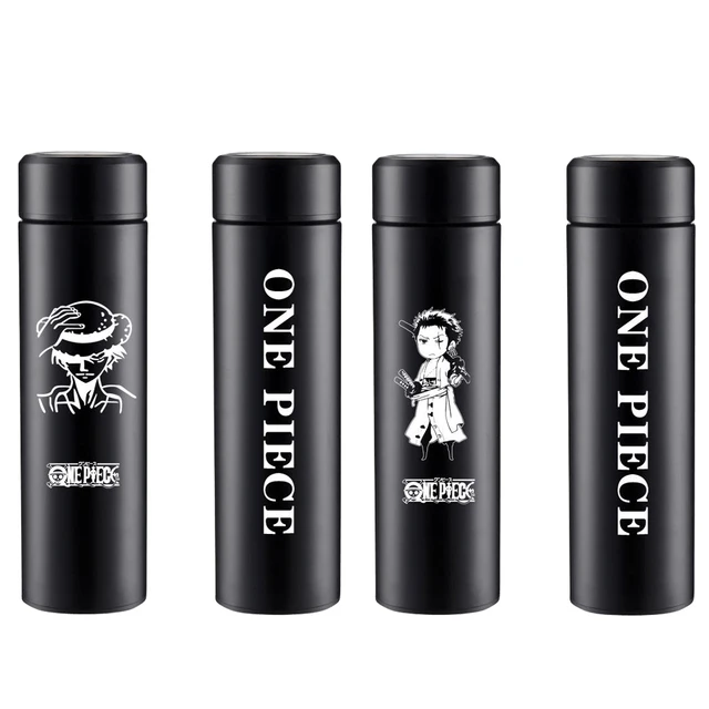 One Piece Monkey D Luffy Boa Hancock Anime Cartoon Portable Large Capacity Insulation Cup Outdoors Sports Water Bottle