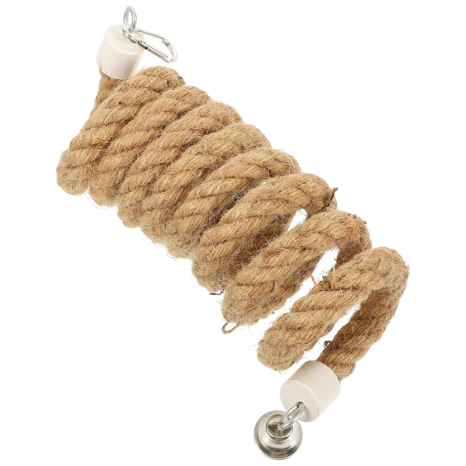 

The Swing Hanging Rope Toy Bird Toys for Parakeets Metal Fittings Perch Stand