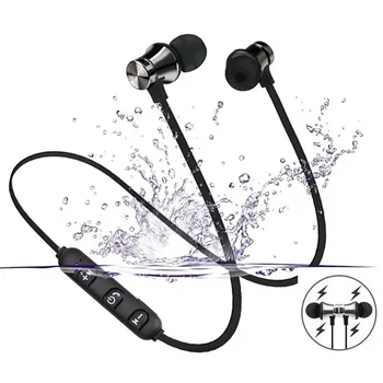 Magnetic XT-11 Bluetooth 4.2 auricolare wireless auricolare sportivo auricolari impermeabili cuffie con archetto da collo con microfono per samrtphones 1