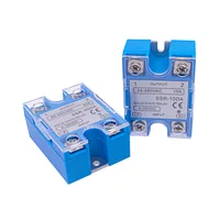 SSR 10 25 40 60 80 100 120DA DD DC control AC/DC control DC SSR white or blue shell Single phase Solid state relay 2