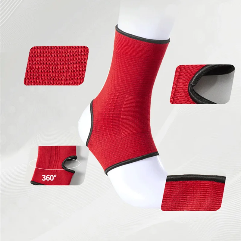 2pcs Boxing Sports Ankle Support Brace MMA Muay Thai Sanda Training Protect Foot Socks Guards Boxing Training Accessories ankle support ankle straps fitness ankle straps ankle support brace boxing foot guards