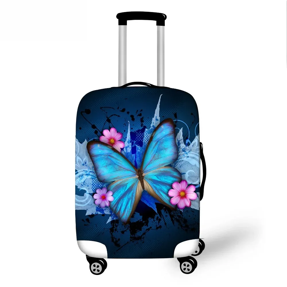 Luxury Brand Women Butterfly Cover for Suitcase Girls Dust-proof Travel Luggage Protective Covers 18-32 Inch Suitcase Cover 3
