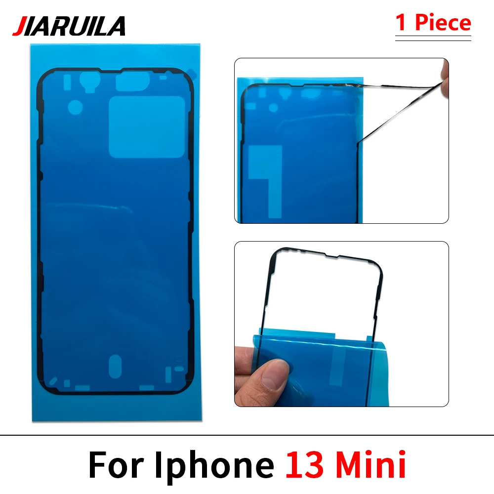 뒤 표지 접착 스티커 Iphone 16 15 14 Pro Max Plus 13 미니 LCD 스크린 프레임 방수 씰 테이프 접착제 수리