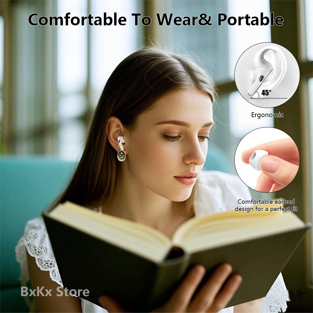 A8 Pro Pods Wireless Bluetooth Earphones ANC Noise Reduction Wireless Headphones Pod Like Air pods Ear Buds For IPhone Android 6