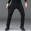New Men Basic Versatile Black Denim Pants Male Formal Occasion Work Wear Denim Trousers Spring Autumn Concise Straight Leg Jeans 3