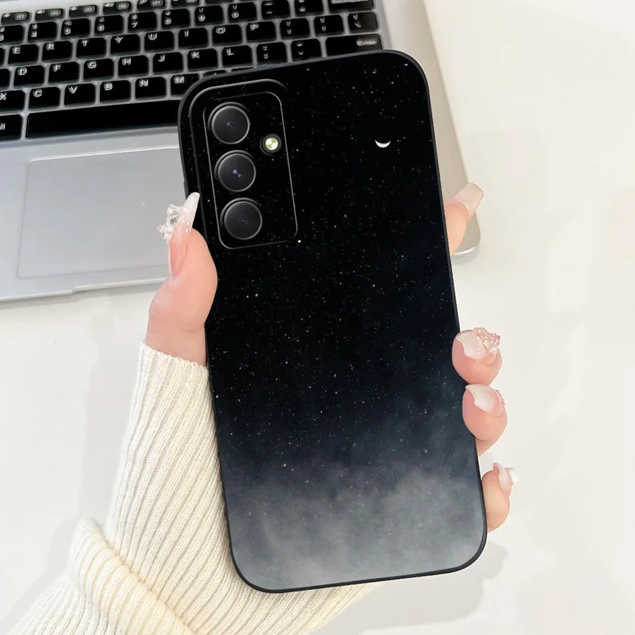 Soft Silicone Fashion Space Protector Phone Cover