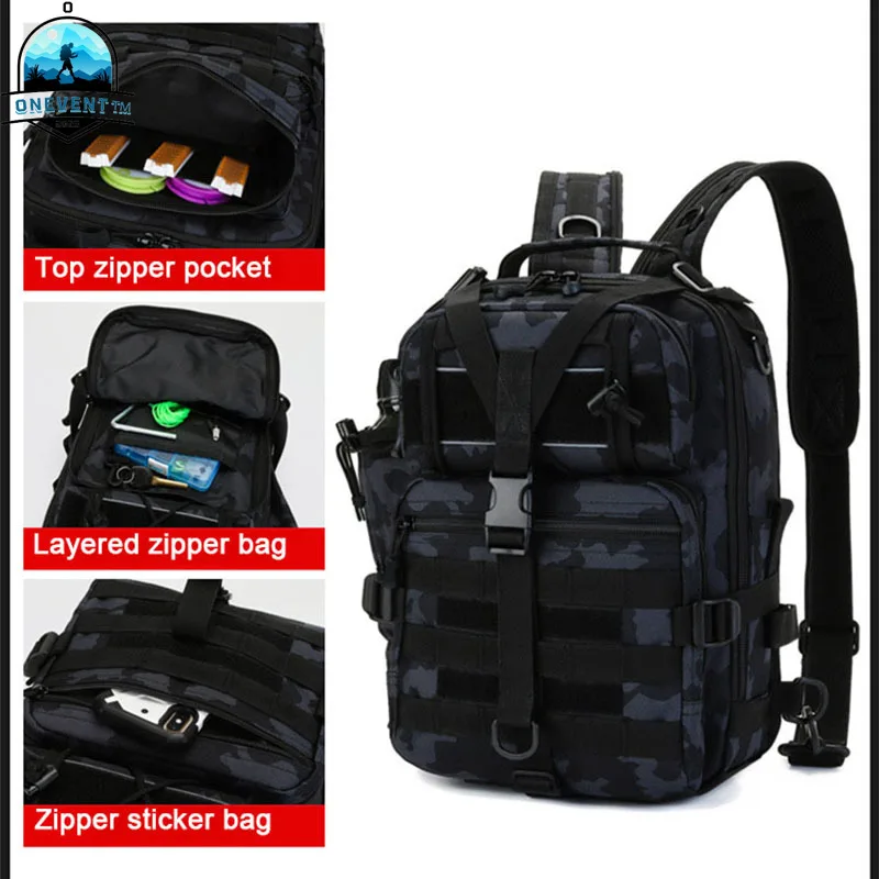 Oulylan  Camping Trekking Travelling Assault Pack Men Tactical  Backpack Hunting Rucksack Bag for Outdoor Hiking