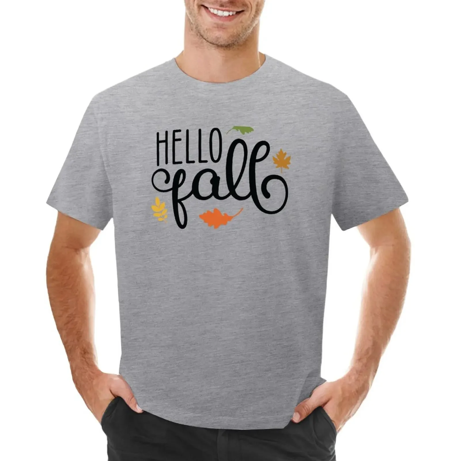 

Hello Fall T-shirt summer clothes sublime big and tall t shirts for men