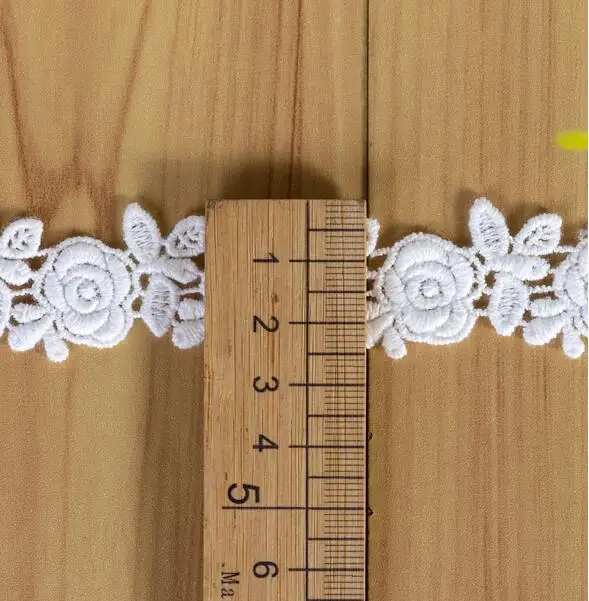 thumbnail image 2 of Gold Lace Trim Venice Gold Lace Ribbon Metaillic Embroidery Floral Craft Lace For Sewing, Cake Fringe, Wedding Bridal Dress (4.8 Yards, 3 2 of 11