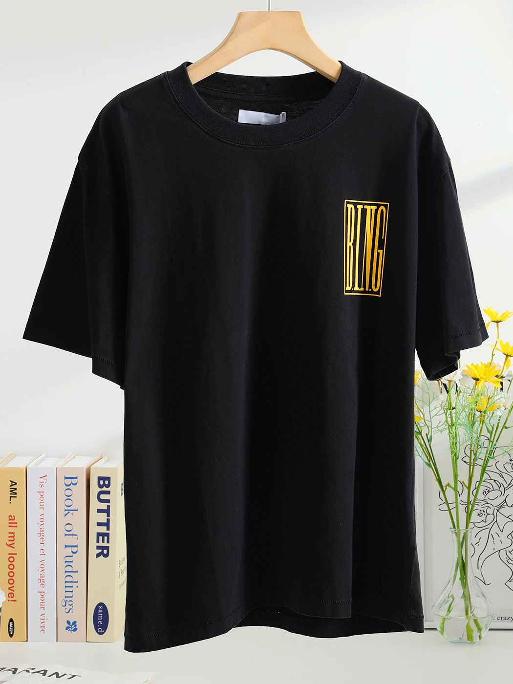 

Letter Printed T-Shirts for Women Summer Clothing 2024 Short Sleeve Washed Vintage Tee Shirt T-Shirt Fashion Tees Tops Female