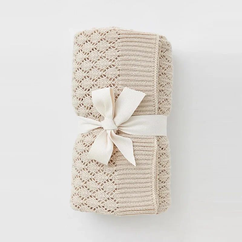 

Children New Cotton Blanket Knitted Blanket in Spring Summer Autumn and Winter