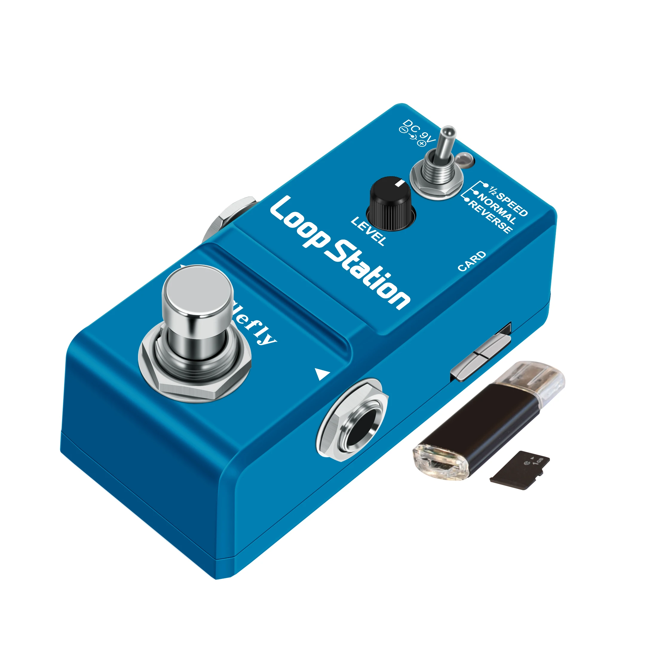 Clefly LN 332AS Guitar Mini Loop Station SD Card Pedal Looper Effect