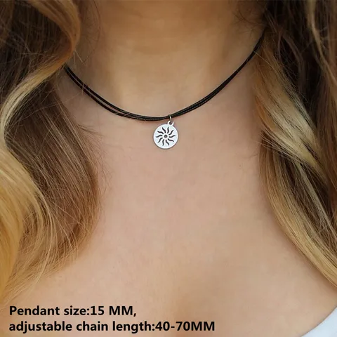 sign choker Hippie necklace Hippie Choker Peace Sign necklace Boho Brown Suede Choker