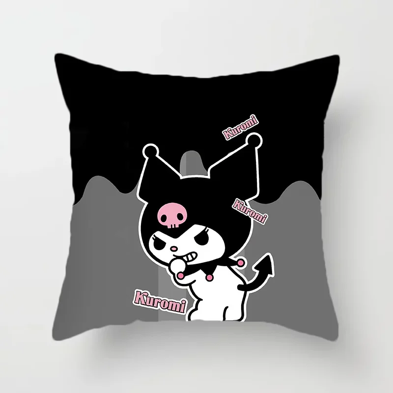 Miniso Sanrio Kuromi Hello Kitty Cinnamoroll My Melody plush pillow interior decoration ornaments sleeping pillow Seat pillow 6