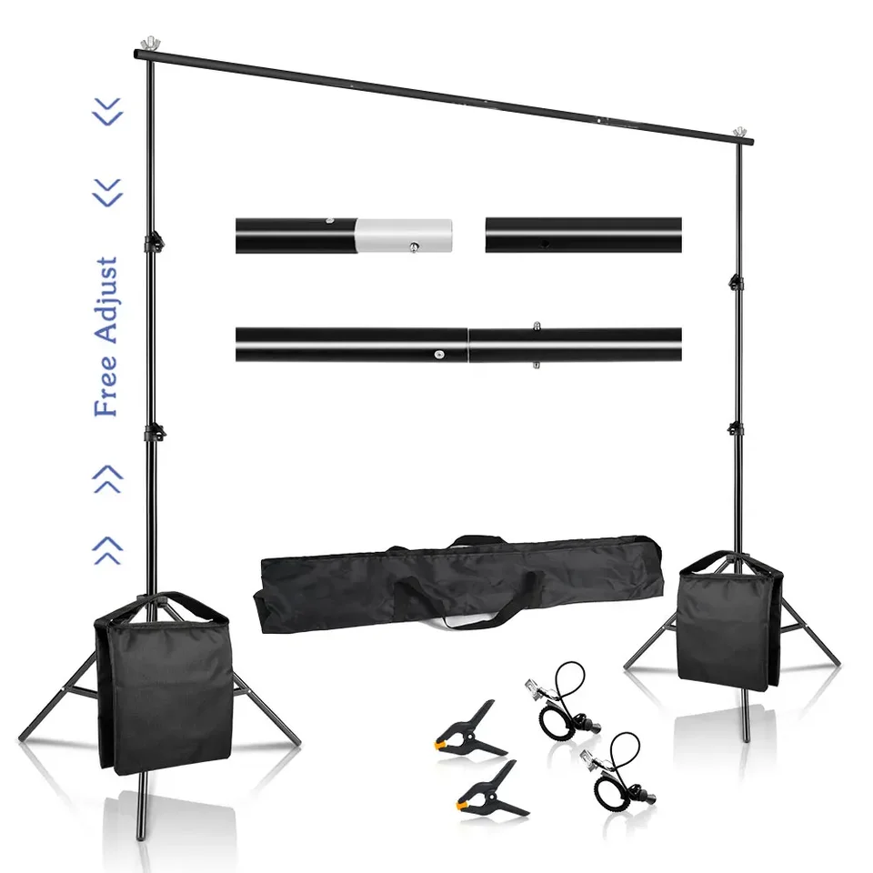 Adjustable Photo Video Backdrop Stand System