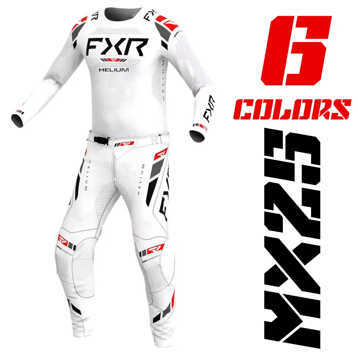 motocross gear set Helium FXR Gear Set mx Power Wear Off Road Jersey Set ATV kit Breathable Dirt Bike Combo Suit Motocross Kit