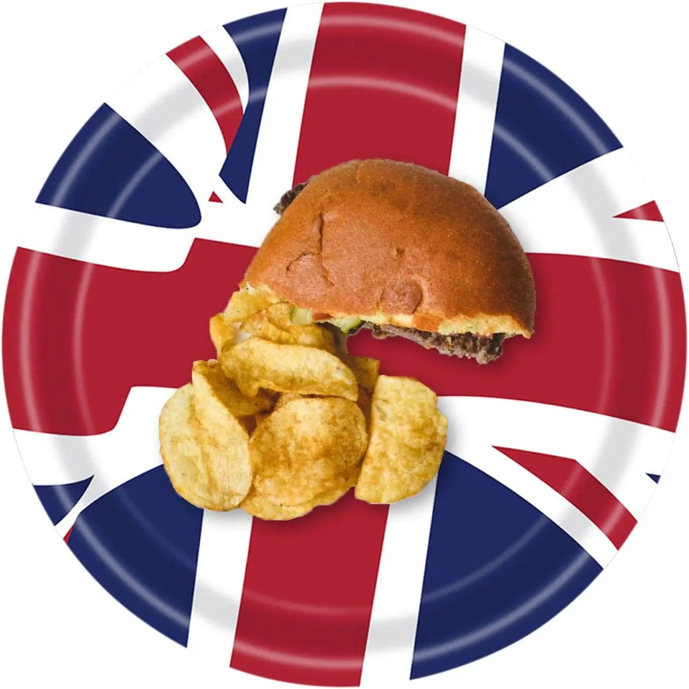 BritishFlagThemeTablewareUKEnglandPartySuppliesforQueens