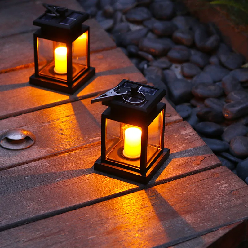 1/2/4Pcs Solar Powered Palace Lantern Outdoor Waterproof Garden Decor For Christmas Holiday Patio Lawn Landscape Lighting Gift