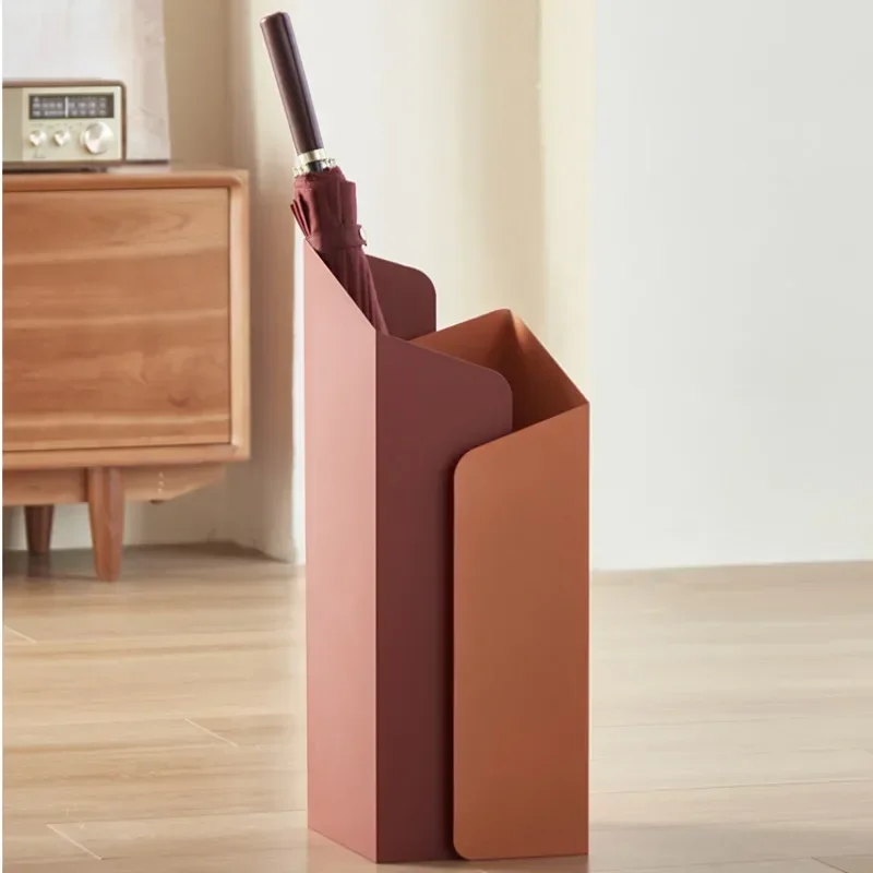 Umbrella Organizing Rack Sleek Doorway Drain Bucket Office Hotel Lobby Simple Rain Gear Bracket Elegant Weather Accessory Stand