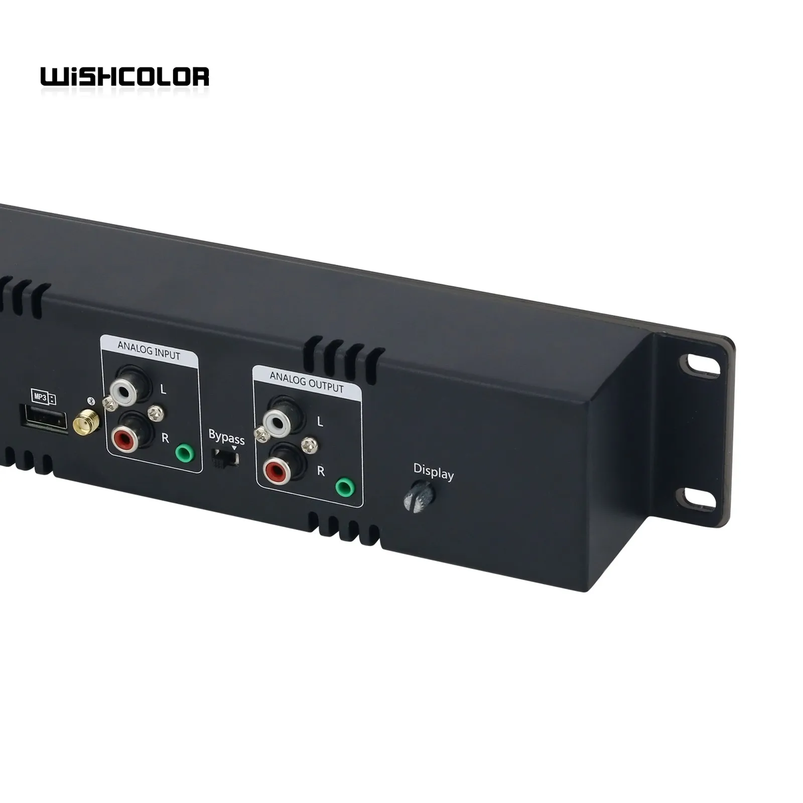 Wishcolor Professional 31 Bands Music Spectrum Display Dual Channel 15 Bands Digital Equalizer with Remote Control