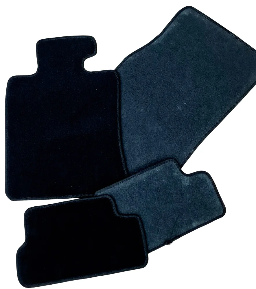 Alfombrillas Negras Logo Alfombrillas Para Mini Cooper 2006-2013 - 4 Piezas Negras, Con Logotipo Bordado, Antideslizantes Mini Cooper R 56