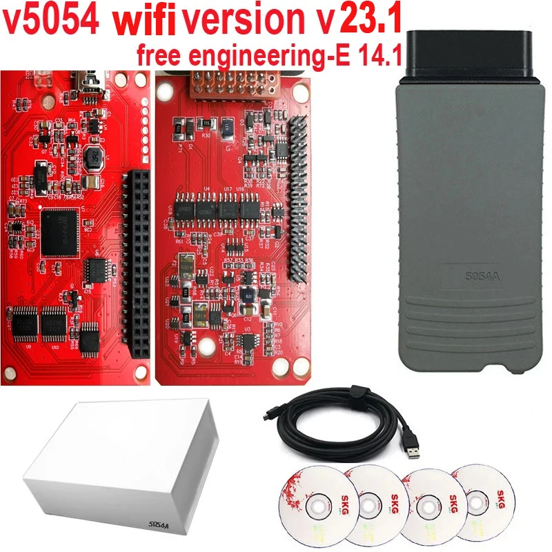 

V5054A USB Version Support OD v10.0 1S Free Engineering-E V14.1 v6154 OKI scanner Full Support V/WAu-di Sk0-da Diagnostic tools