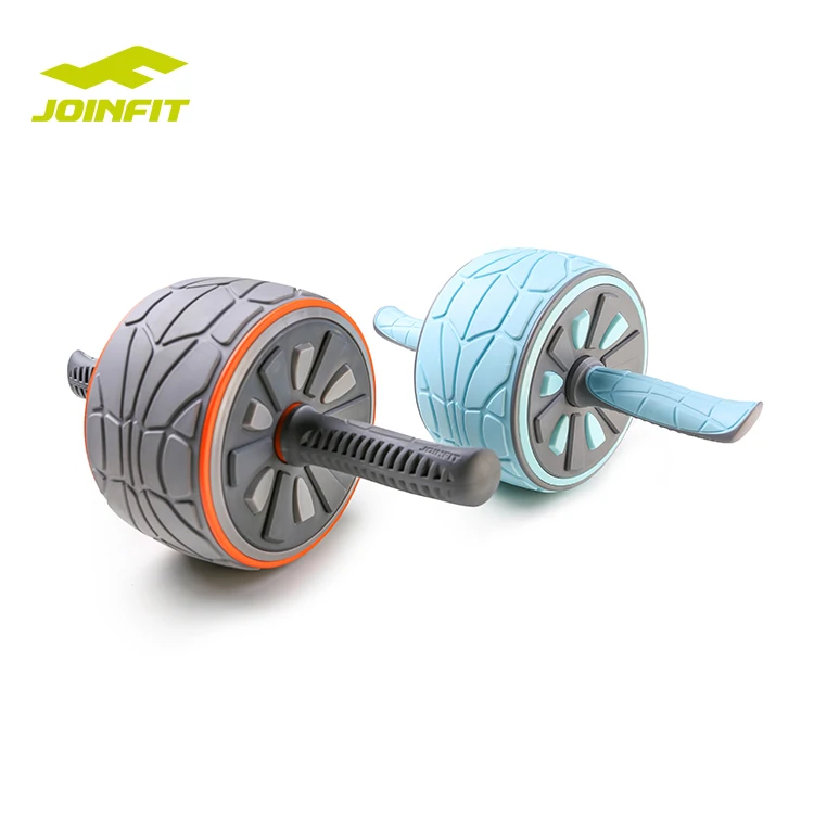 dual ab wheel abdominal exercise rollers set