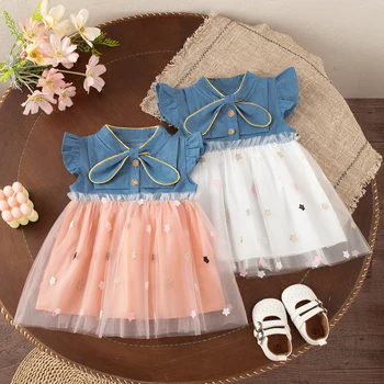 Baby Girl Denim Dress 1