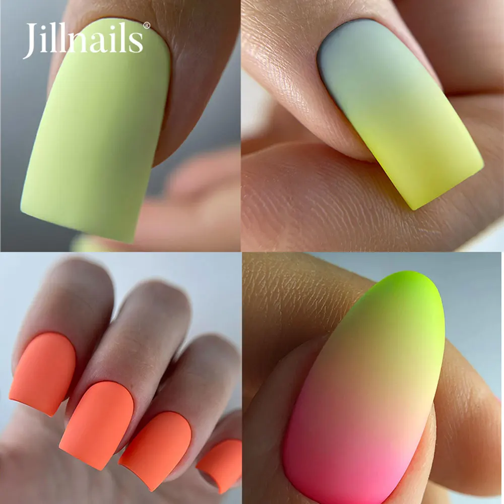 Jillnails Matte Top Coat No Wipe Matt Topcoat Non Stick UV Led Gel Polish Varnish 6