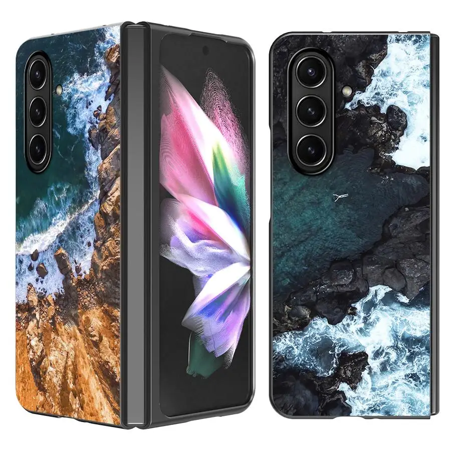 Landscape Mountain Sea View Travel Phone Case - Stylish Back Cover Design