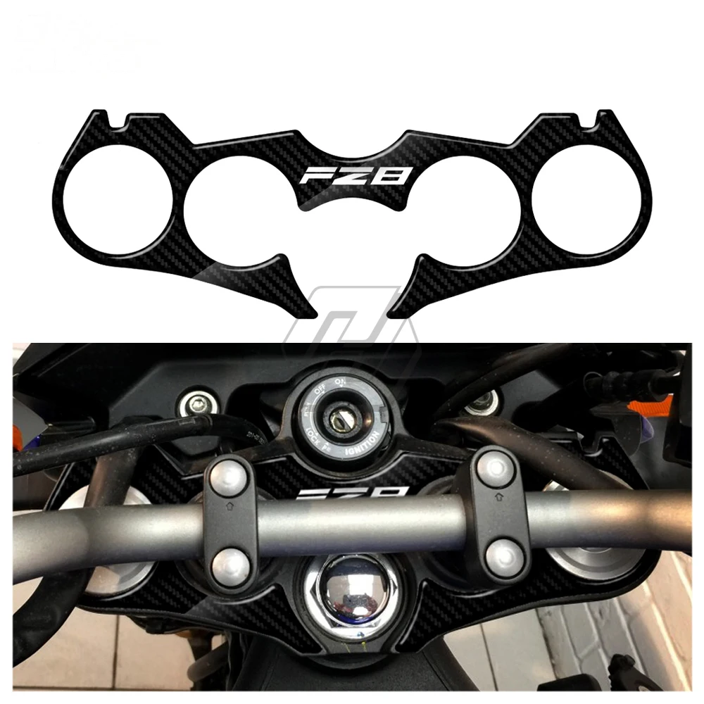 

For Yamaha FZ8 2010-2014 3D Carbon Fiber Triple Tree Yoke Cover Protector Tank Pad