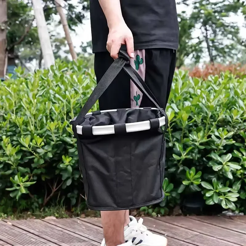 Basket Bike Pet Dog Carry Detachable Pouch MTB Cycling Fold