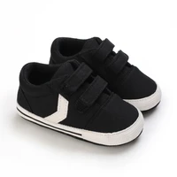 Black Fashion Newborn Casual Cloth Shoes Boys And Girls First Step Walking Shoes Infants Toddlers Children's Non Slip Baby Shoes 2