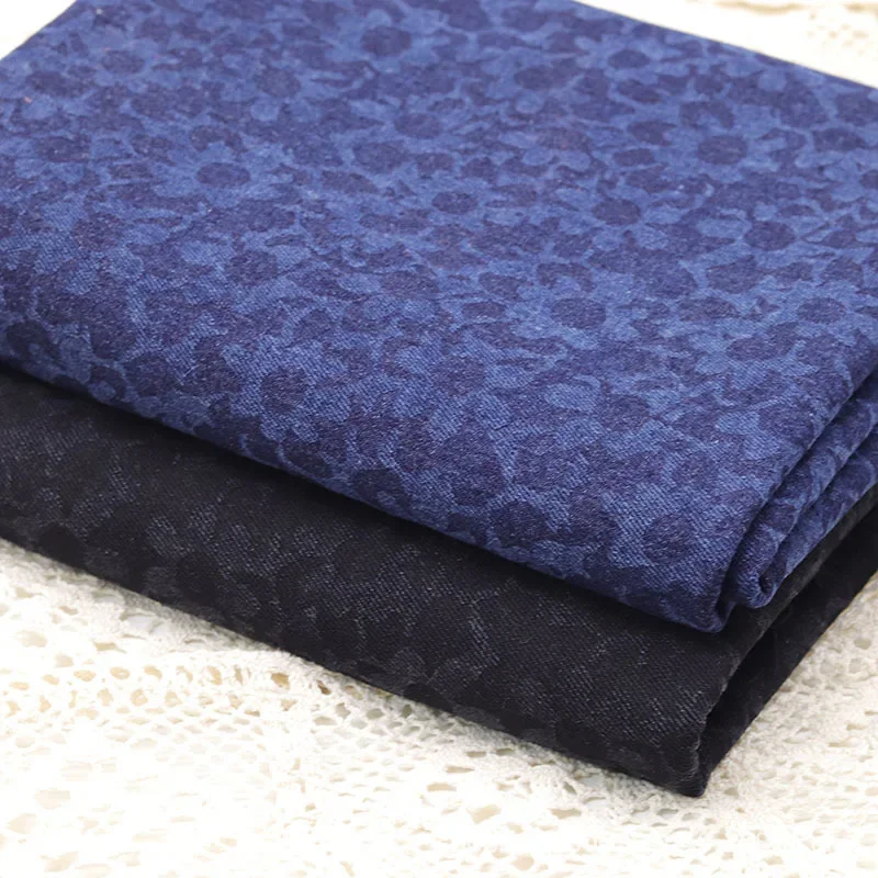 Washed Denim Fabric Soft Non-stretch Thick 3D Print for Clothing Jeans Bags Fashionable Chinese Brand AE Originated in Mainland