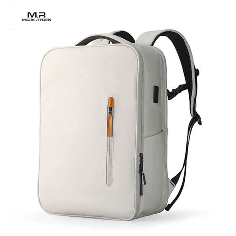 Gray Anti Theft Laptop Backpack for Men and Women