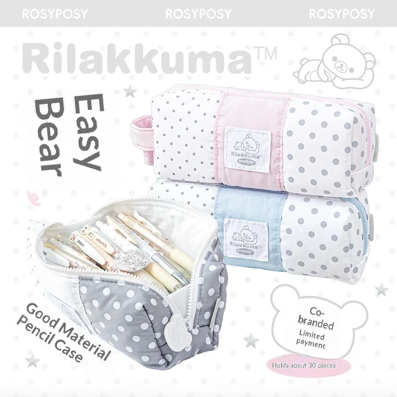 حقيبة أقلام رصاص من Rosyposy Rilakkuma Polka Dot ذ...