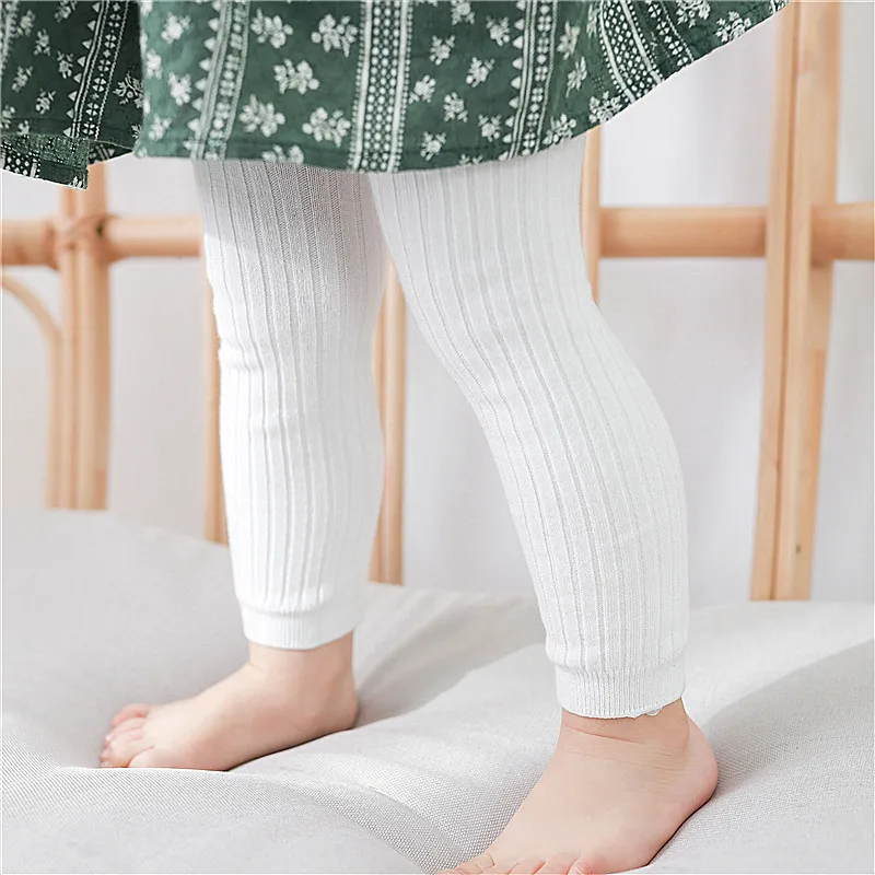 Warm Girls Leggings Pants Spring Autumn High Waist Trousers Fashion Solid  Color Elastic Waist Girls Legging for 1-9 Years Old - AliExpress