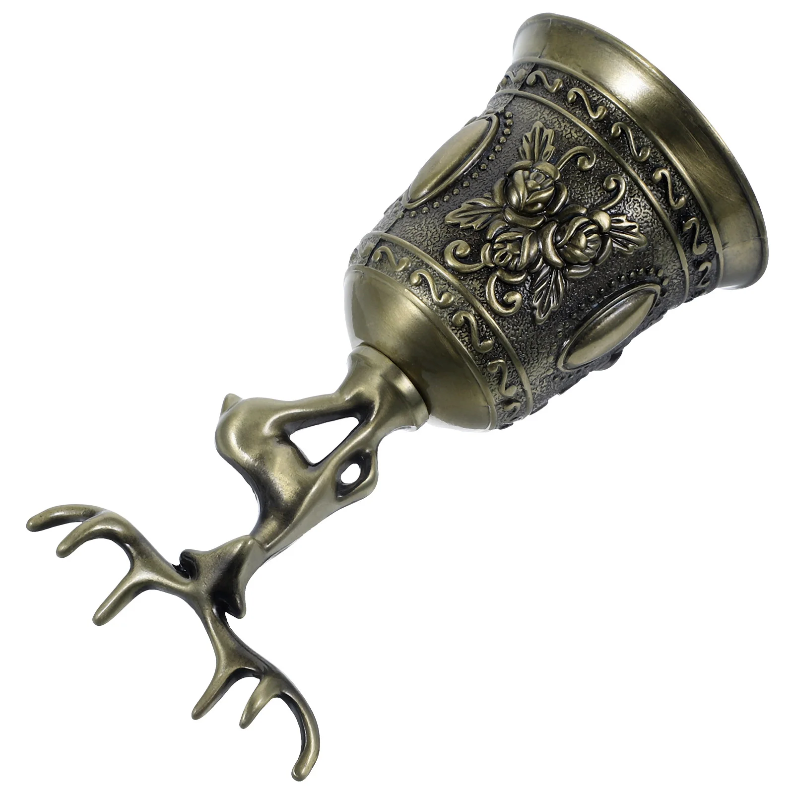 

Bronze Hand Bell Restaurant Dinner Desktop Bar Decorative Service Metal Copper Bells for Crafts