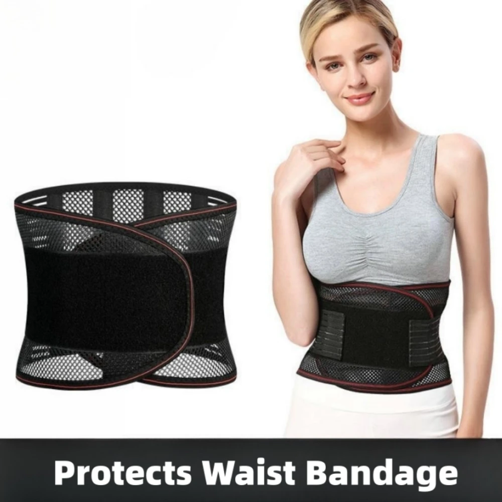 

Adjustable Waist Trainer Belt For Men And Women Back Support Lumbar Disc Protrusion Lumbar Fixation Breathable Lumbar Support
